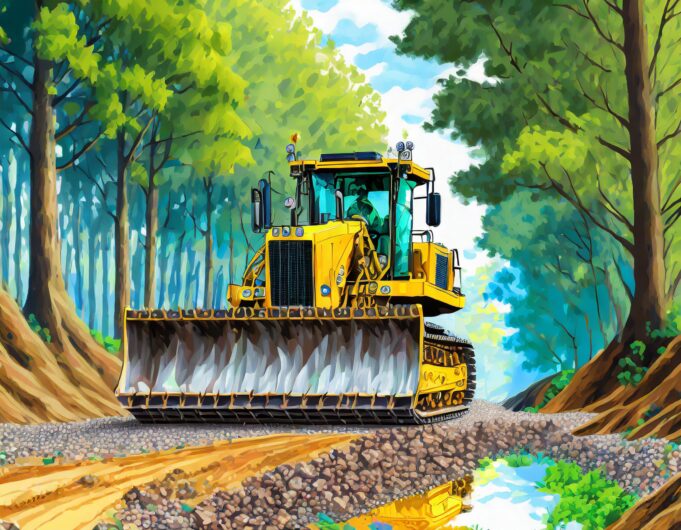 Bulldozer dan Bahu Sang Pelindung