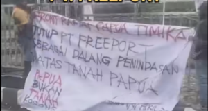 Ratusan Personel Gabungan Amankan Demonstrasi Front Rakyat Papua di Mimika