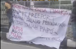 Ratusan Personel Gabungan Amankan Demonstrasi Front Rakyat Papua di Mimika