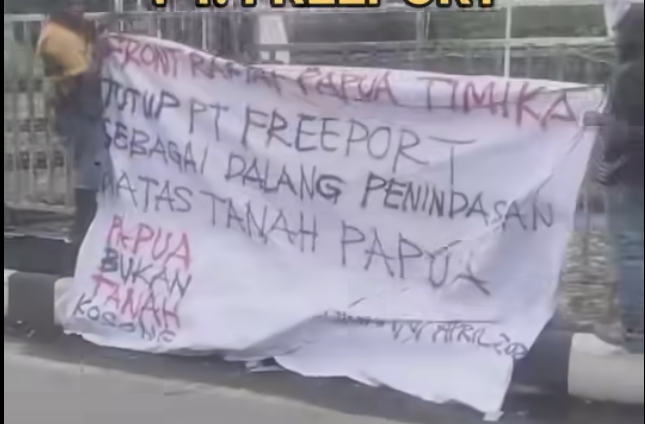 Ratusan Personel Gabungan Amankan Demonstrasi Front Rakyat Papua di Mimika