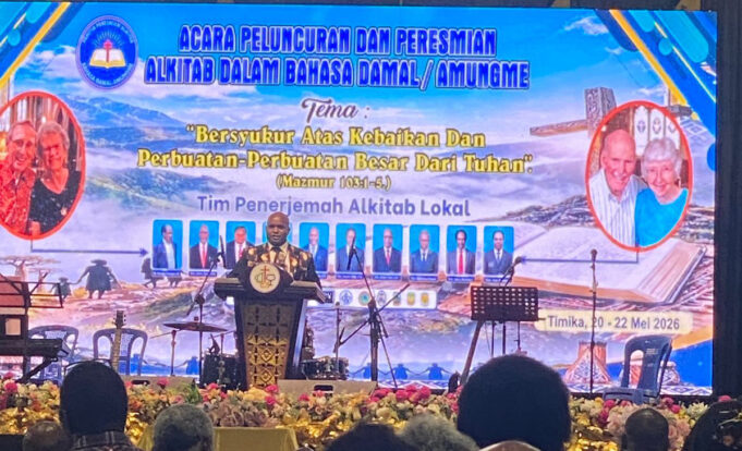 Peluncuran Alkitab Bahasa Amungme dan Damal Diharapkan Jadi Momentum Perdamaian di Timika