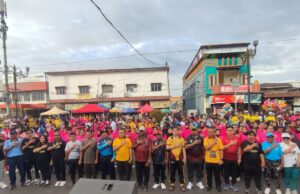 Menyambut HUT ke-80 Bhayangkara, Ribuan Warga Timika Padati Olahraga Bersama dan Layanan Gratis Polres Mimika