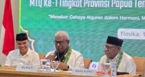 Jelang MTQ Papua Tengah I, Wabup Kemong Pimpin Rapat Koordinasi Kesiapan Panitia di Mimika