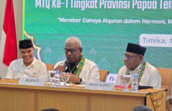 Jelang MTQ Papua Tengah I, Wabup Kemong Pimpin Rapat Koordinasi Kesiapan Panitia di Mimika